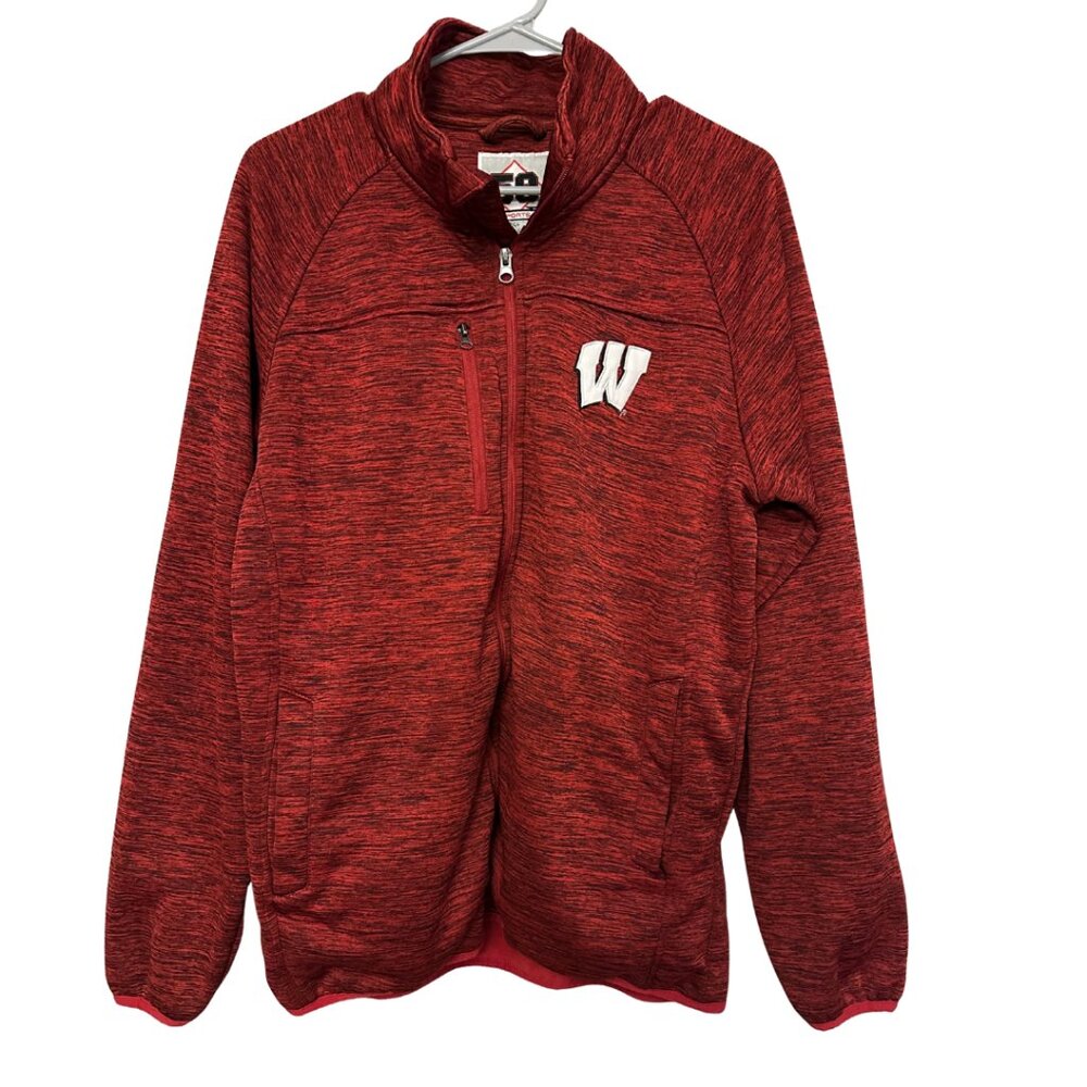 🦡 Wisconsin Badgers Men’s Quarter-zip Pullover (Size Large)